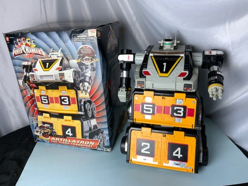1997 Bandai Power Rangers Turbo Deluxe Artillatron Transport Zord ...