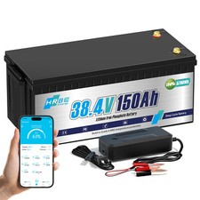 36V 150Ah Golf Cart LiFePO4 Lithium Battery 200A BMS 10 Years Warranty Charger