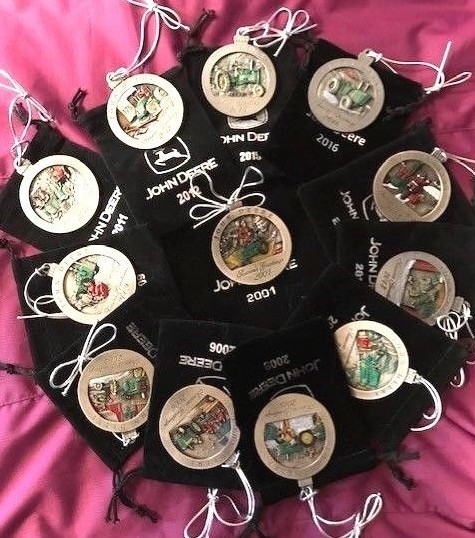 NEW John Deere Pewter Ornament YOU CHOOSE Year 1999 2009 2013 2017