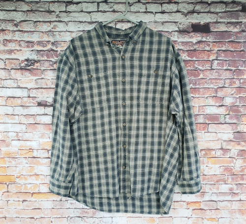 Alaskan HardGear Duluth Trading Co. Button Up Camp Shirt Mens