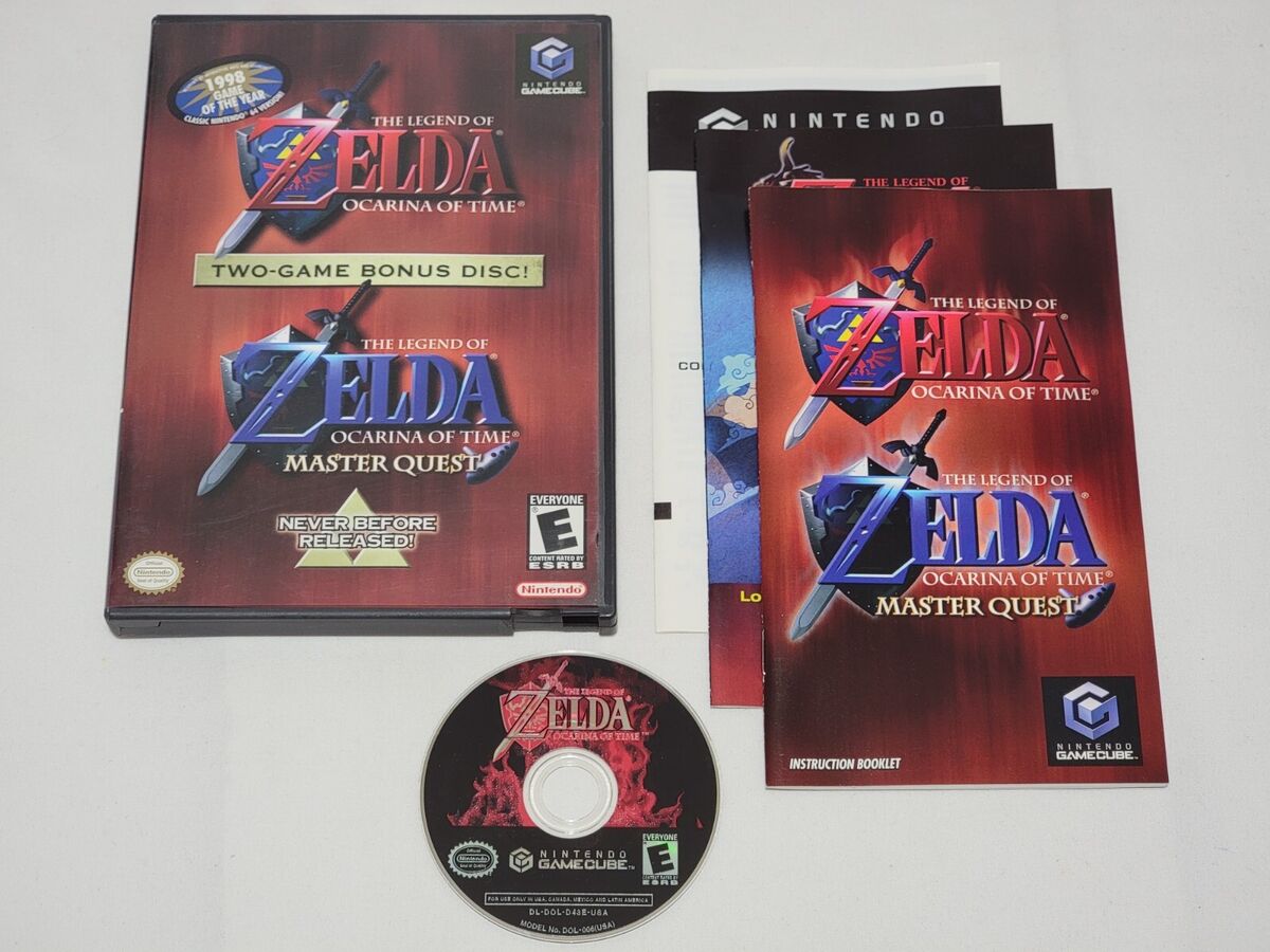 Legend of Zelda Ocarina of Time Master Quest for Nintendo GameCube