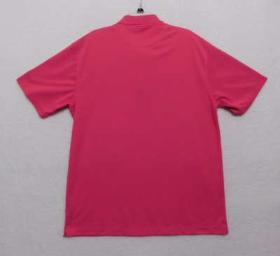 F. NIKE GOLF XL Polo Shirt 128898 Dri-Fit PINK Short Sleeved Men's