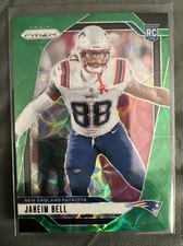 2024 Jaheim Bell #337 Prizm Green Scope /75 RC Rookie Patriots Mint SP 🔥💎🏈