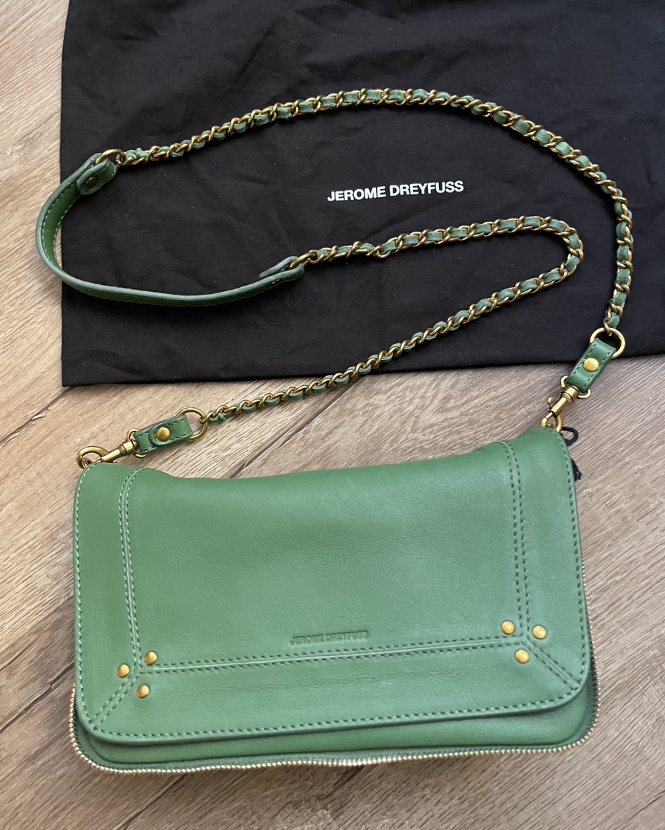 Jerome Dreyfuss 本革ヌバックカーキバック Lulu M Bag Kaki Goatskin – Jérôme Dreyfuss