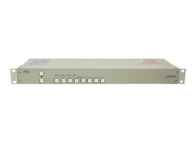 Leitch RCP-8X1P 1RU Remote 8x1 Programmable Push Button Panel Rack Ears