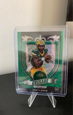Trey Lance 2021 Prizm Rookie Green Wave