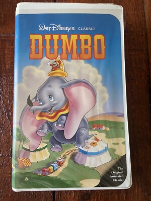 Dumbo - Walt Disney Black Diamond Classics VHS 024 Good Condition