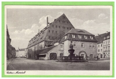 ALTE ANSICHTSKARTE / ZITTAU IN SACHSEN / MARSTALL