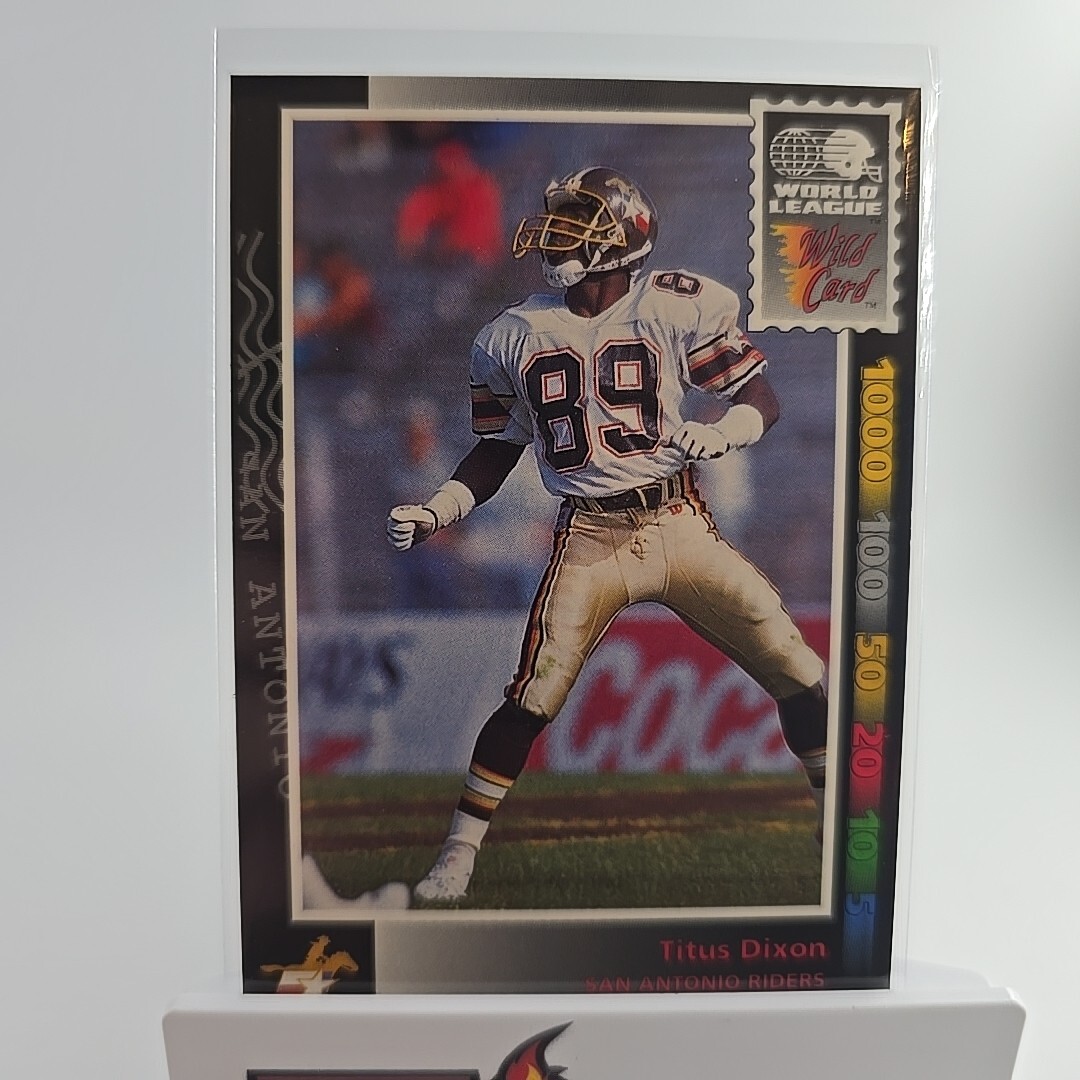 1992 Wild Card World League - #17 Titus Dixon (RC) San Antonio