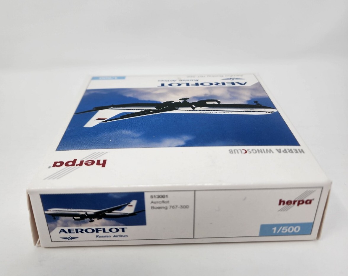 ヘルパ Herpa 1/200 ボーイング 767-300 アエロフロート ヘルパ Herpa 1/200 ボーイング 767-300 アエロフロート - メルカリ