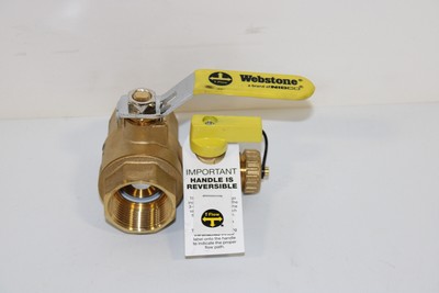 1-1/4'' WEBSTONE NIBCO H-40615 PRO-PAL BALL DRAIN VALVE NEW