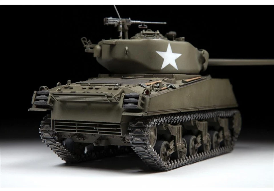 Modellino Model Kit Carro Armato M4A3 Sherman Battle Tank Scala 1/35 - Immagine 3 di 4