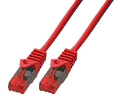 BIGtec 2m Gigabit Ethernet LAN Kabel Netzwerkkabel rot