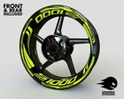 Wheel Stickers for SUZUKI GSX-S 1000 Rim Tape Motorcycle Decals Graphics 17"