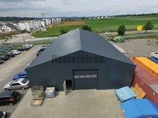 Isolierte Stahlhalle 20x35x3,3 sk 85kg Industriehalle Lagerhalle Gewerbehalle