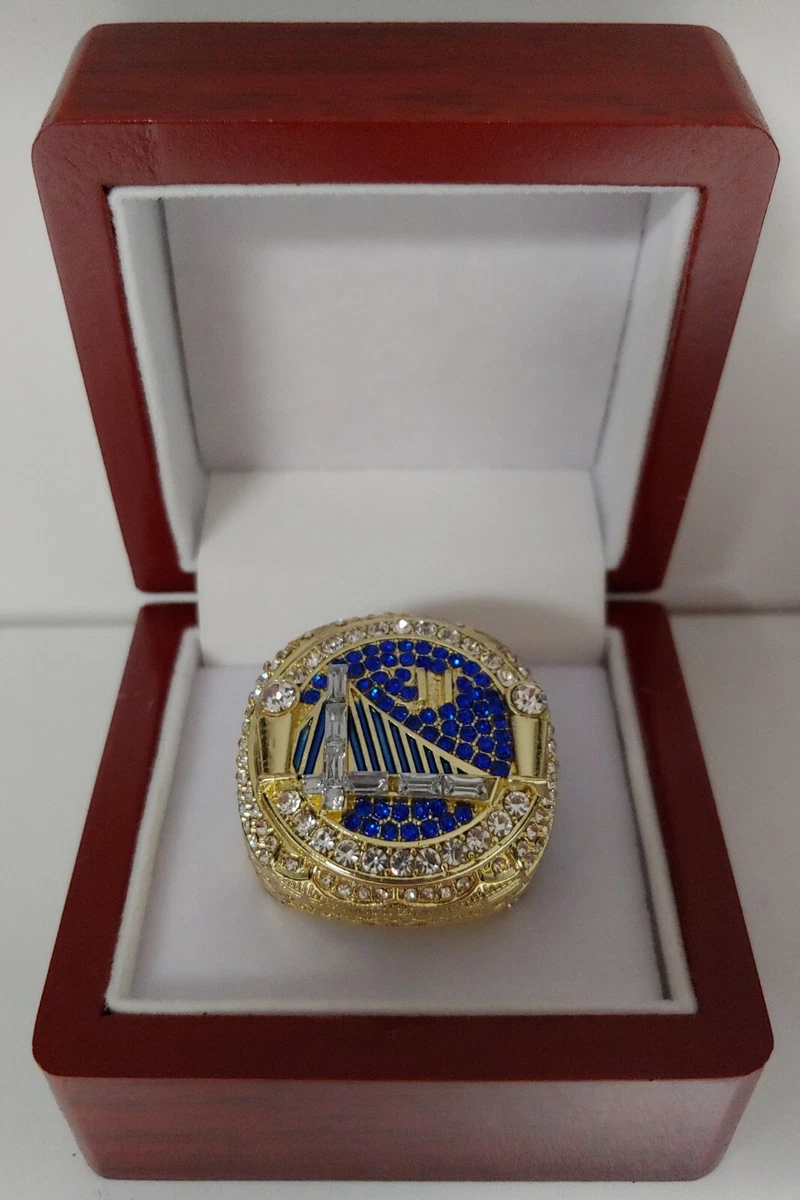 Klay Thompson 2018 Golden State Warriors Championship Ring W Wooden Display Box