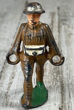Vintage 1930s Lead Barclay Manoil WWII Army Soldier Stretcher Barer