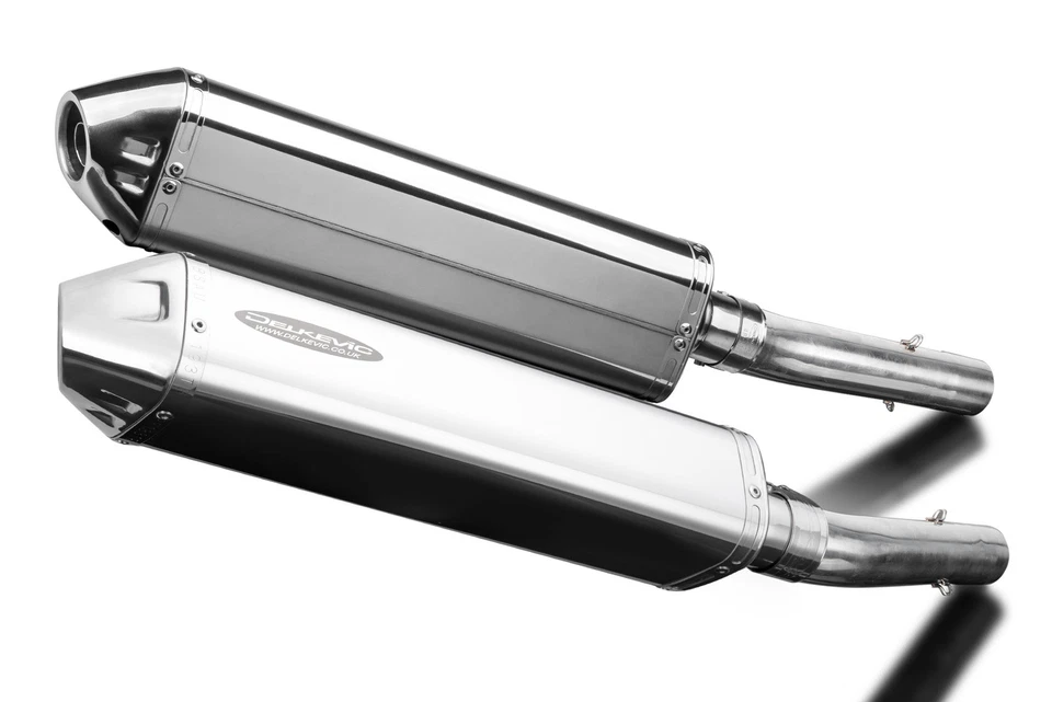 Aprilia RSV1000R Factory 03-10 Kit de silenciador de escape de acero inoxidable TriOval de 17" Foto 2 de 4