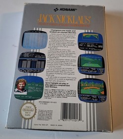 Jack Nicklaus Greatest 18 Holes of Major Championship Golf NES UK PAL Complete