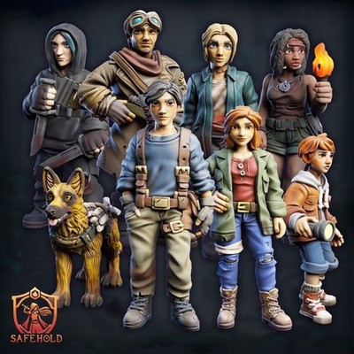 World in Ruins Survivor Faction Resin Miniaturen 28mm Post-Apokalypse Safehold
