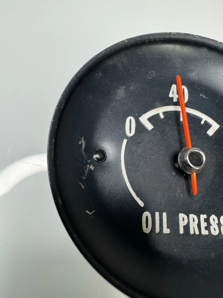 6464285 OEM 1975-1976 Chevrolet Corvette 80 PSI manómetro de presión de aceite probado  Foto 2 de 4