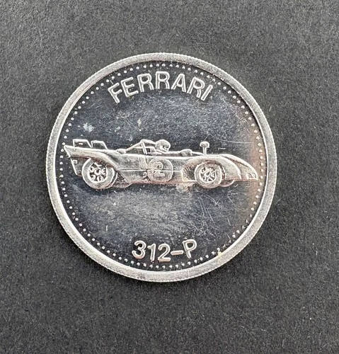 Hot Wheels  Ferrari 312-P Shell’s Coin Game Token