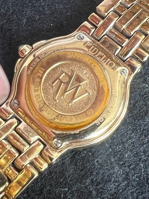 Raymond Weil Geneve Fidelio 9962 Watch 18kt Gold Plated Size 5.76