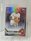2025-26 BOWMAN U NOW MARCH MADNESS MADISON BOOKER PURPLE FOIL AUTO  /75