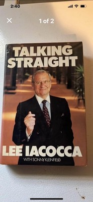 Talking Straight - Hardcover By Lee Iacocca - VERY GOOD