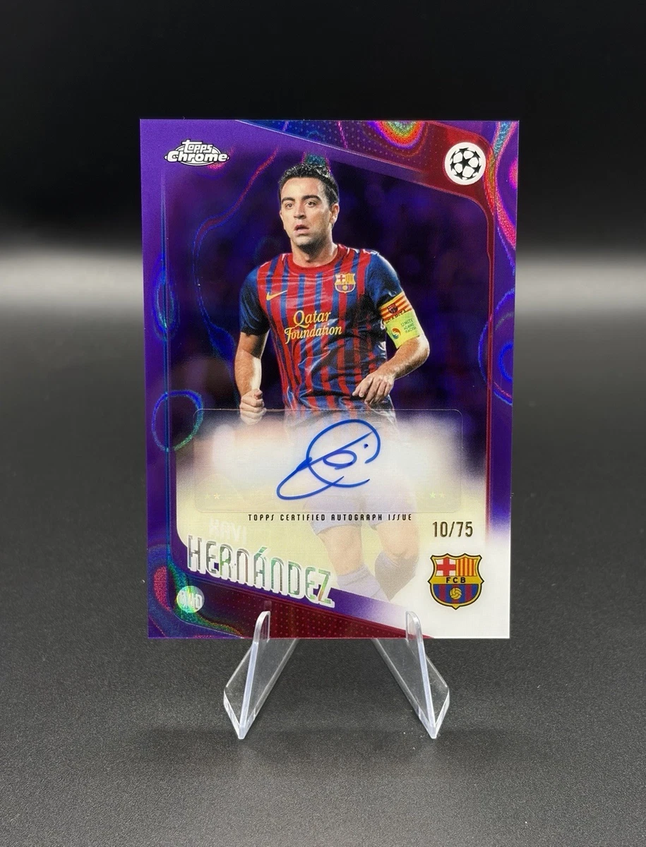 Topps Soccer FC Barcelona Autographed Sports Trading Cards