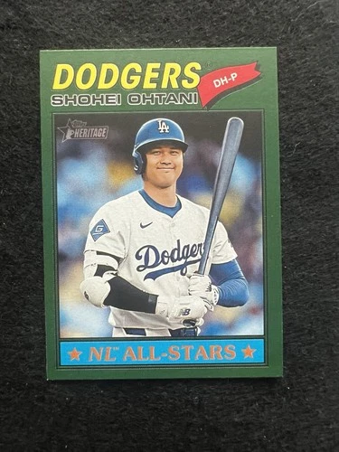 2026 Topps Heritage - Shohei Ohtani #290 Dark Green Border Los Angeles Dodgers