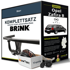 Anhängerkupplung BRINK starr für OPEL Zafira B +E-Satz NEU PKW