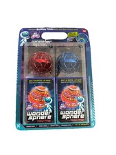 Wonder Sphere Mini Pro Magic Hover Ball 2 Pack Blue Red LED Light STEM Toy New