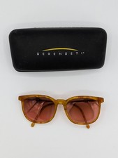 Vtg Serengeti Sunglasses Drivers 5300 Size 55-16 Approx Color Blonde Tortoise