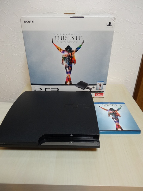 Michael Jackson THIS IS IT Limited Edition PS3 120GB Japan Model CEJH-10009