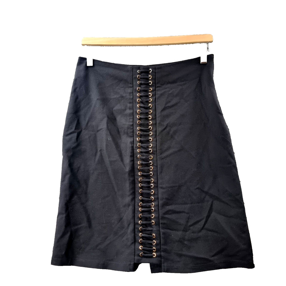 TABLE EIGHT Skirt Womens Mini Pencil Size 8 Black Stretch