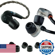 Comply 17-50200-11 500 Core Series Memory Foam Replacement IEM Ear Tips Black