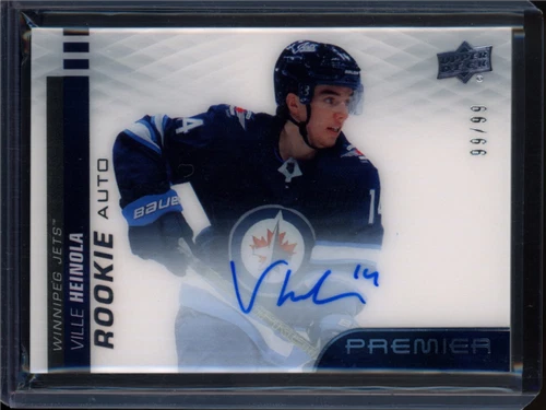2019 UPPER DECK PREMIER #AR-VH VILLE HEINOLA ROOKIE AUTO 99/99