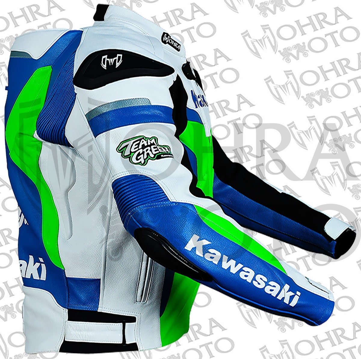 4/1 とさ LEATHER TYPE-2 Kawasaki ZX-4RR 1.3mm Cowhide Leather Motorcycle Jacket Unisex