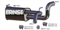 Ernst EndschalldäMpfer NachschalldäMpfer 061131 FüR Opel Zafira Tourer P12 VAN