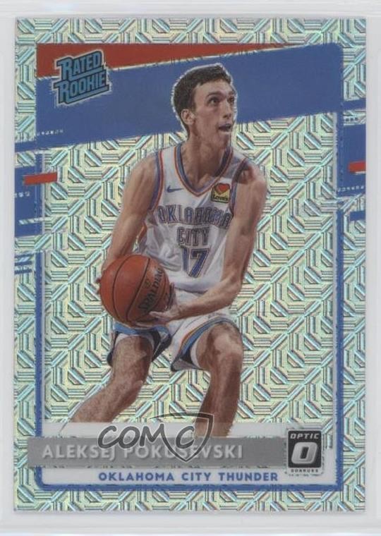 2020 Panini Donruss Optic Rated Rookie Choice Prizm Aleksej Pokusevski #167 0wy3