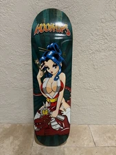 Hook UPS Skateboard Deck Geisha Girl 8.25 X 32 Ultra Rare