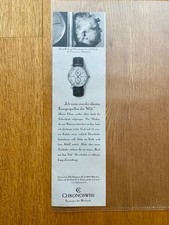 2003 Chronoswiss Regulateur Gerd-R. Lang Mechanik Vintage Ad Werbung Reklame