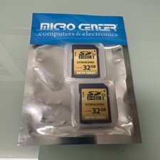 New Sealed Inland 32GB Class 10 SDHC Flash Memory Card SD Card In 2 Pack