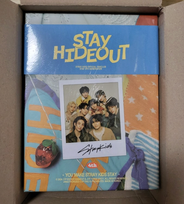 Stray Kids SKZ Official Fan Club 4th Generation STAY HIDEOUT Kit K