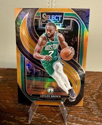 Panini Select 24-25 Jaylen Brown Celtics #146 Orange Prizm /65   - NEW