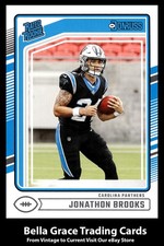 2024 Donruss Jonathon Brooks #354 Carolina Panthers Rookie NFL Football