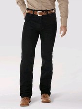 Wrangler Men Cowboy Cut Stretch Slim Fit Jeans 938BLK Black