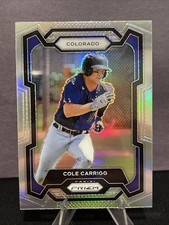 2024 Panini Prizm-Cole Carrigg #198 Silver Prizm