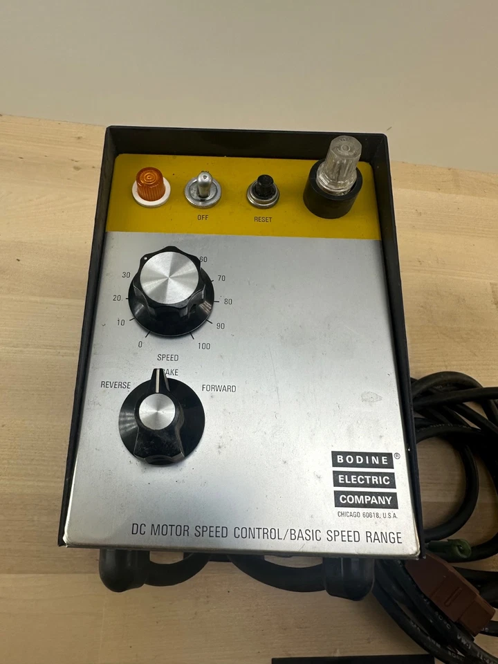Bodine DC Motor Speed Control Basic Speed Range - Image 3 of 4
